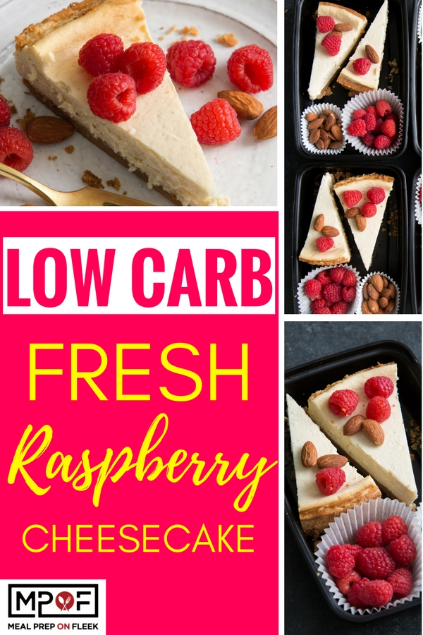 (Low Carb) Fresh Raspberry Cheesecake blog