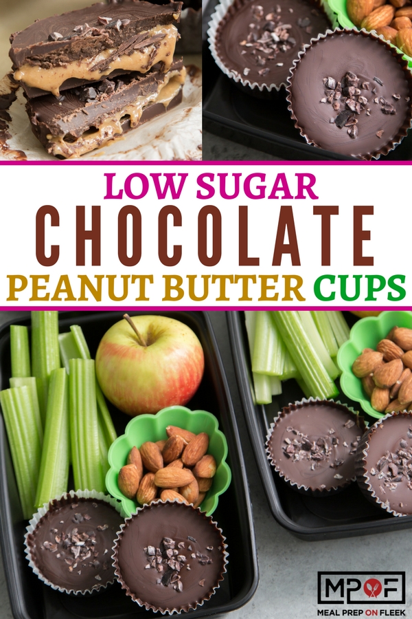 Low Sugar Chocolate Peanut Butter Cups blog