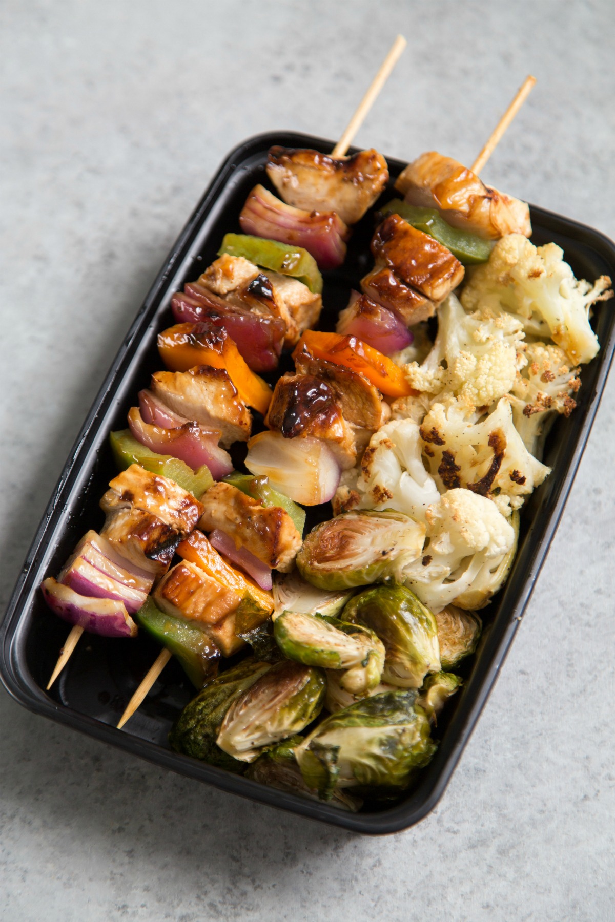 Paleo Hawaiian Chicken Teriyaki Skewer Meal Prep