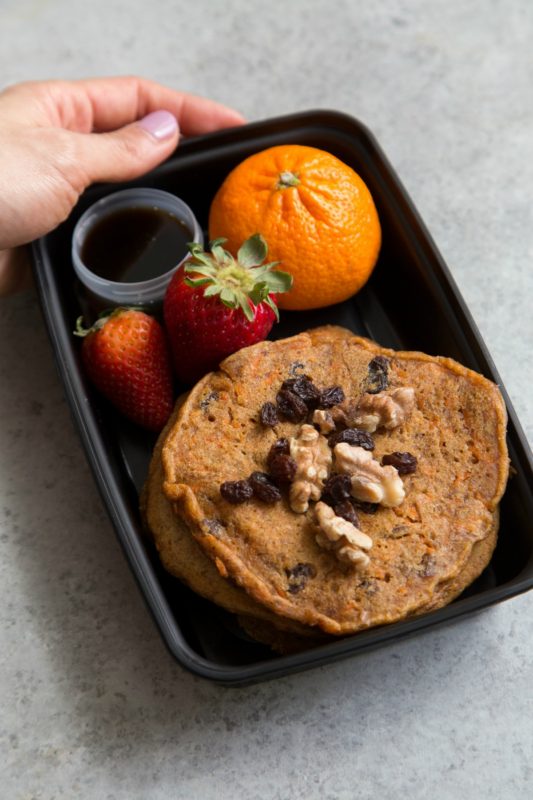 Carrot Cake Pancake Meal Prep