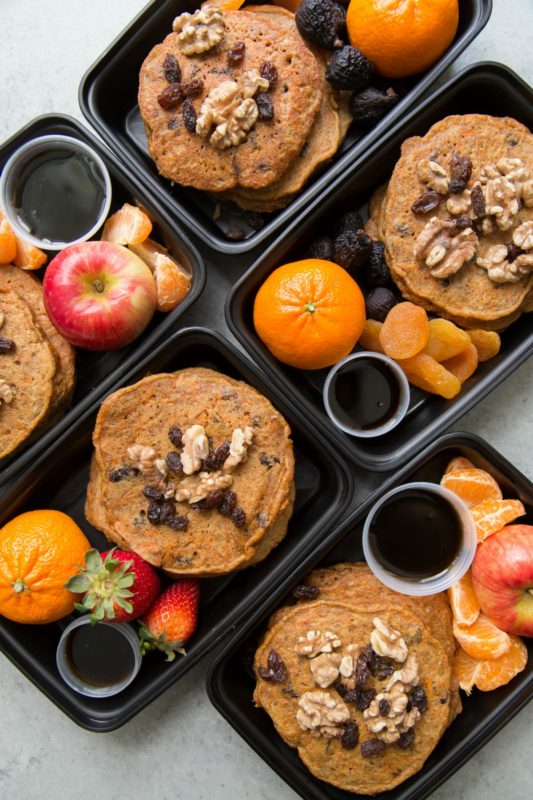 Carrot Cake Pancake Meal Prep