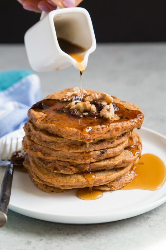 Carrot Cake Pancake Meal Prep