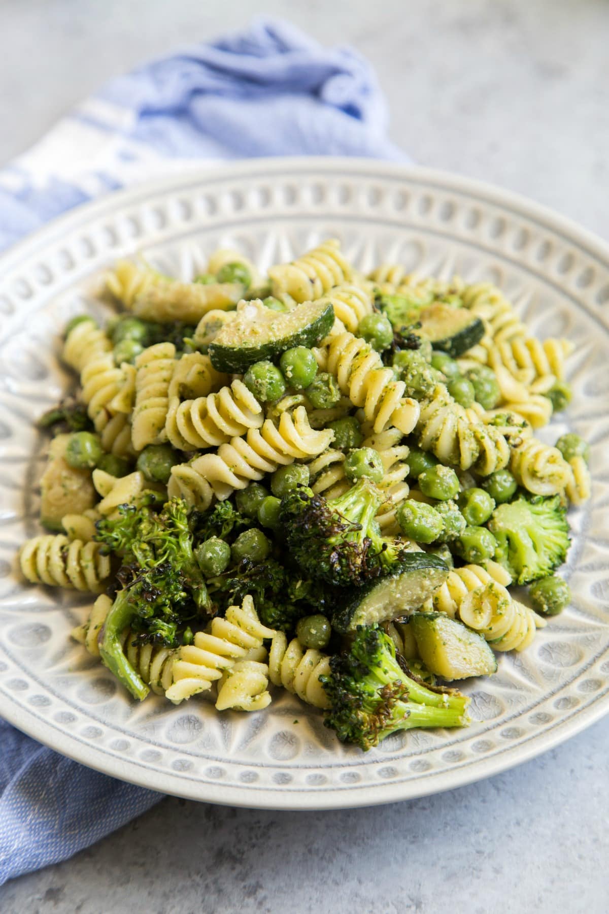 Vegan Arugula Pesto Pasta Meal Prep