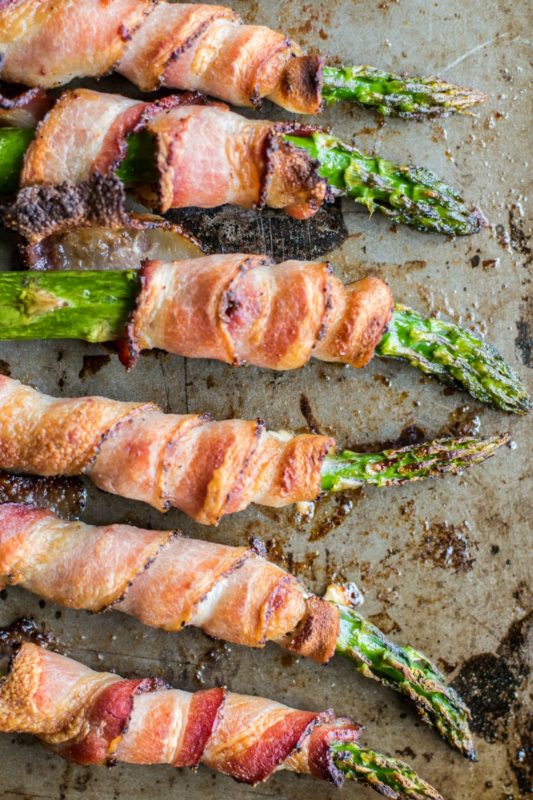 Keto Bacon Wrapped Asparagus Breakfast Bowls