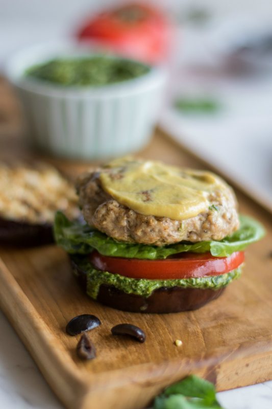 Whole30 Pork Burger Meal Prep 