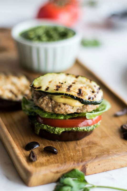 Whole30 Pork Burger Meal Prep 