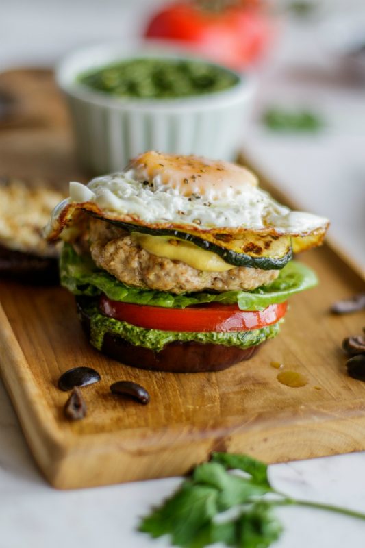 Whole30 Pork Burger Meal Prep 