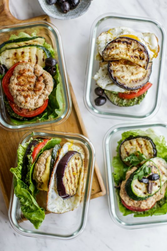 Whole30 Pork Burger Meal Prep 