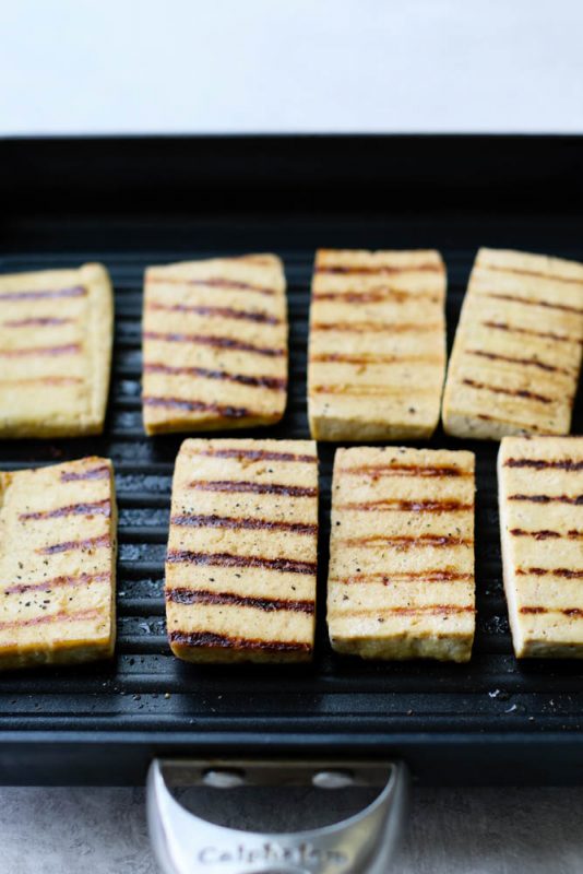 Vegan Apricot Cucumber Tofu Steak Meal Prep 