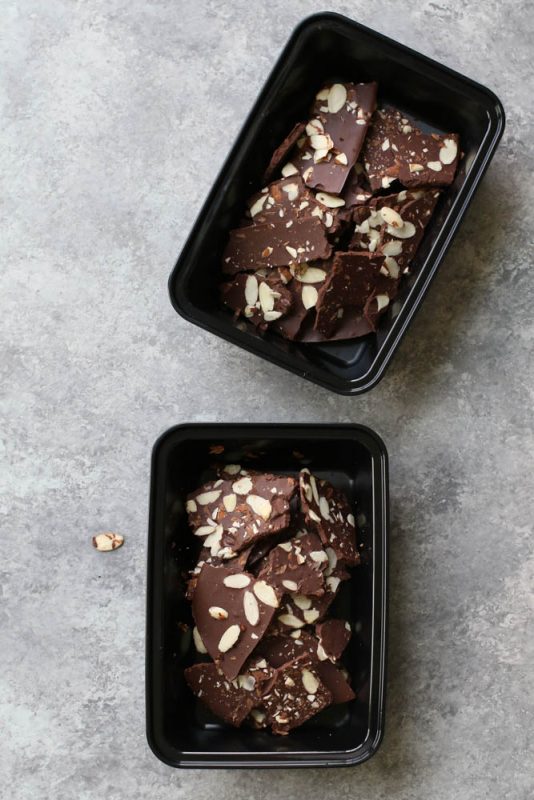 Keto Chocolate Almond Butter Bark