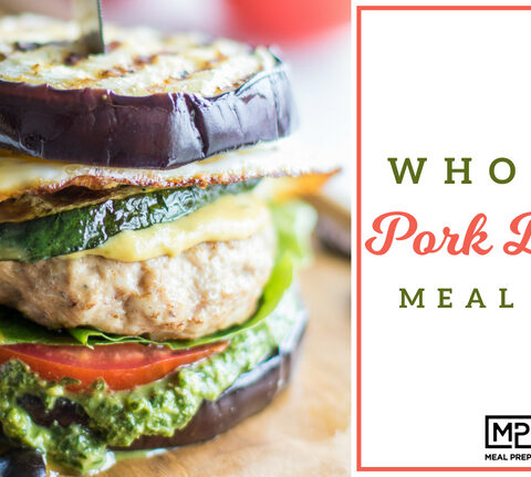 Whole30 Pork Burger Meal Prep blog