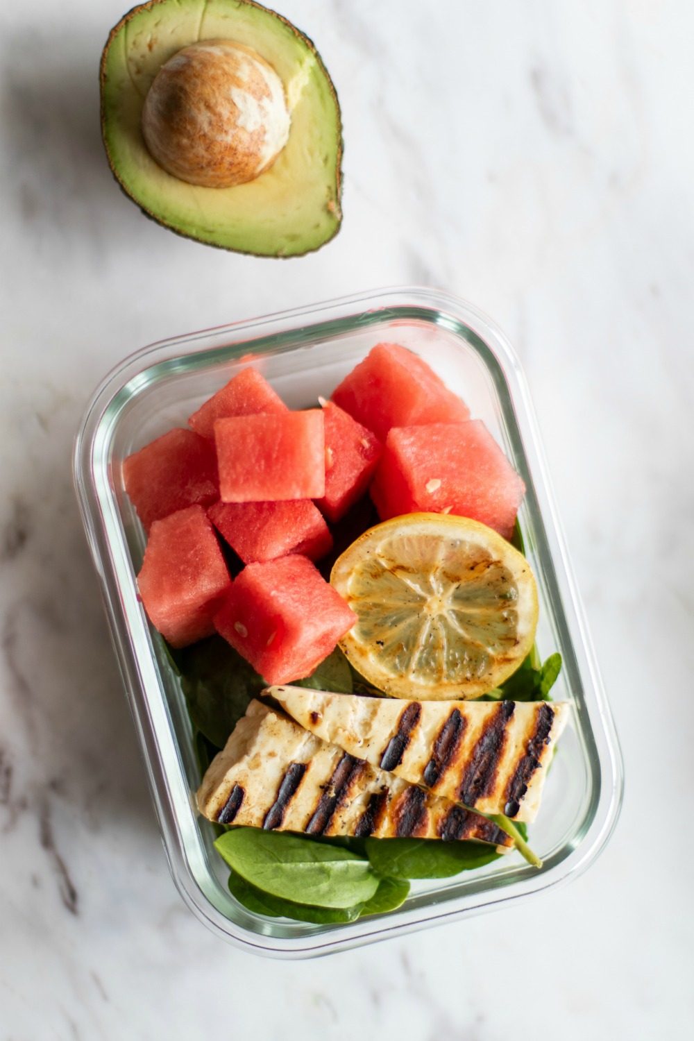 Grilled Halloumi and Watermelon Salad