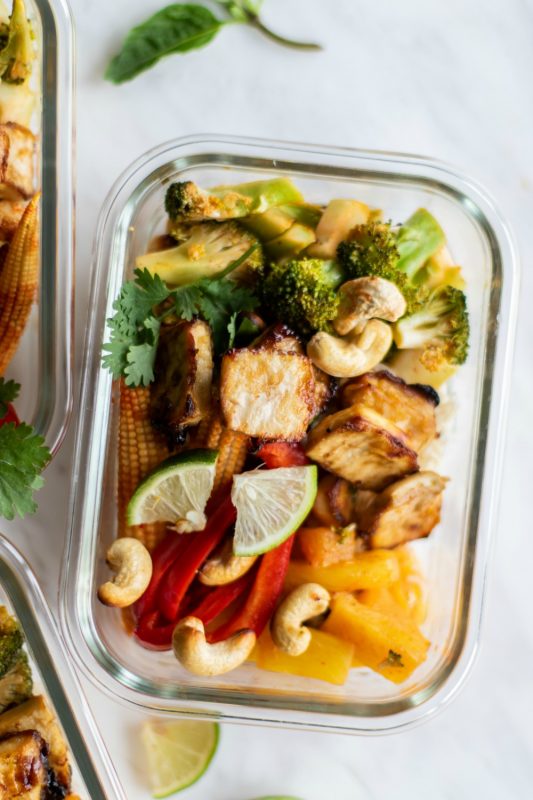 Thai Chili Tofu Sheet Pan