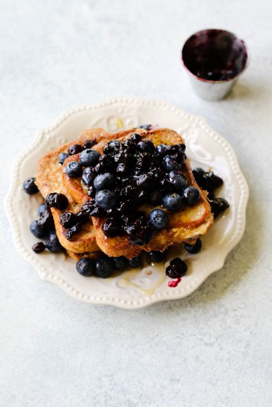 Blueberry Pie French Toast Meal Prep 