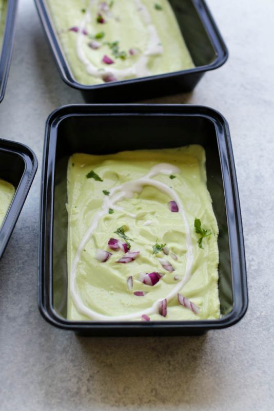 Chilled Avocado Soup Meal Prep 