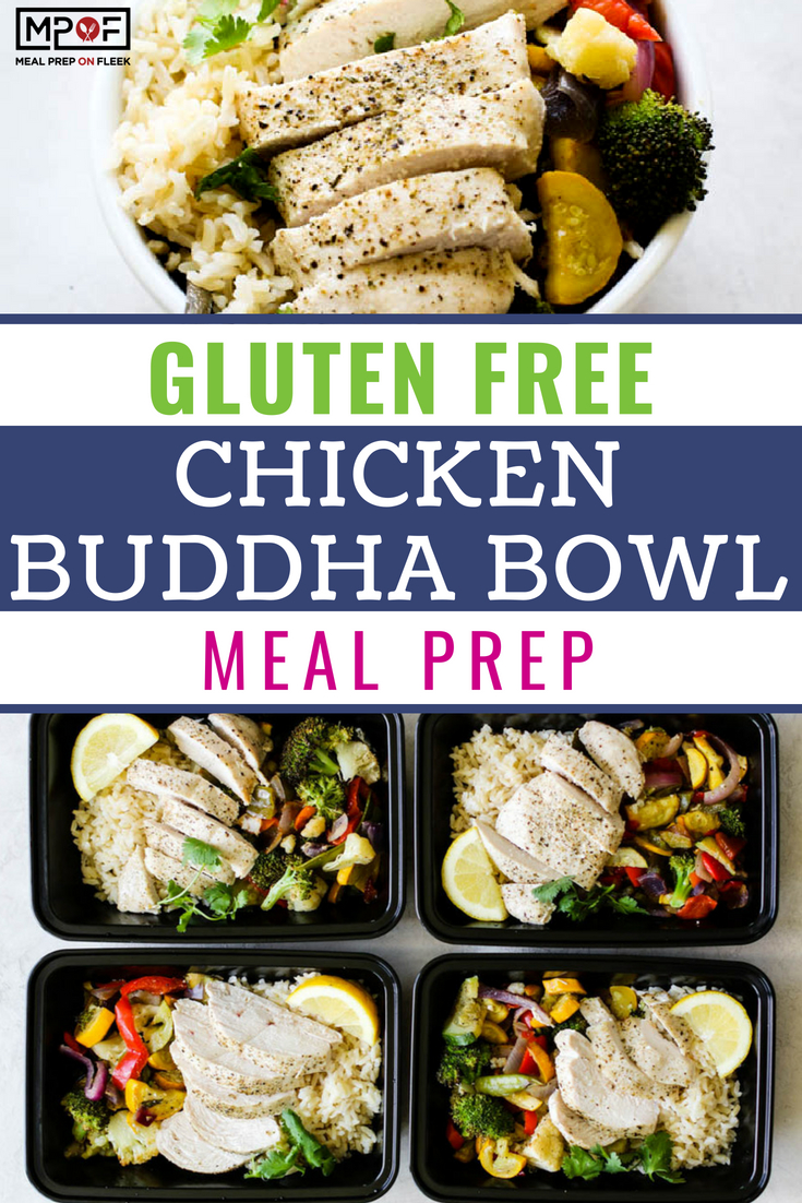 Gluten Free Chicken Buddha Bowl Meal Prep blog
