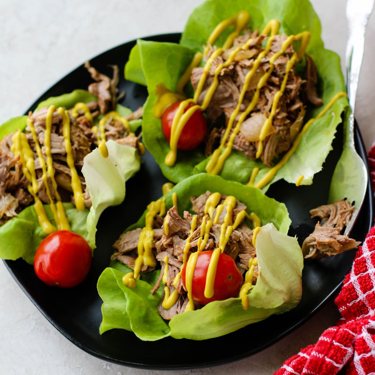 Pulled Pork Lettuce Wrap