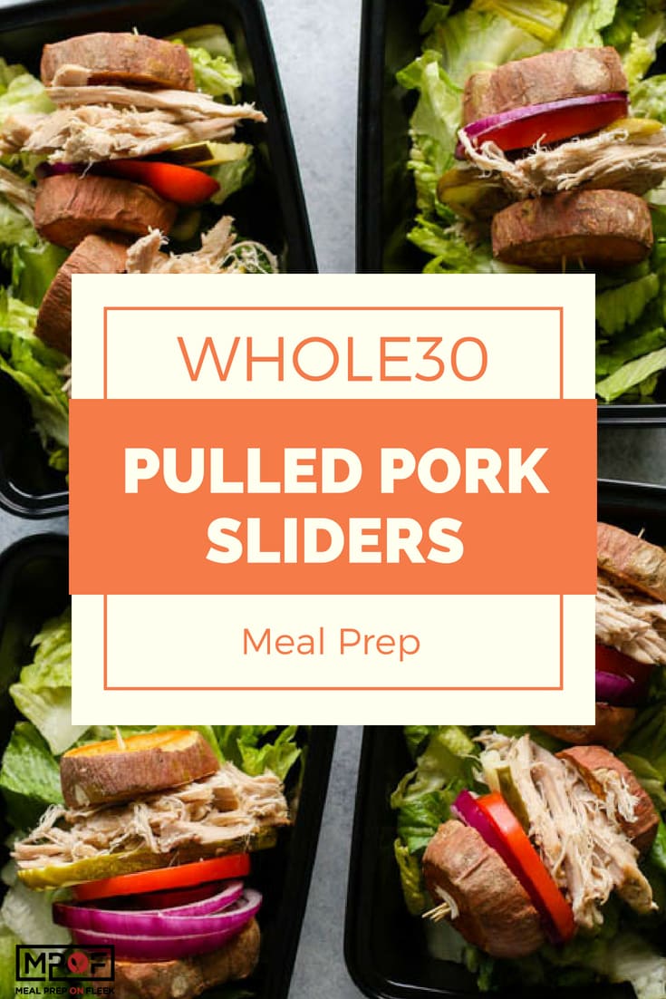 Whole30 Pulled Pork Sliders Meal Prepblog