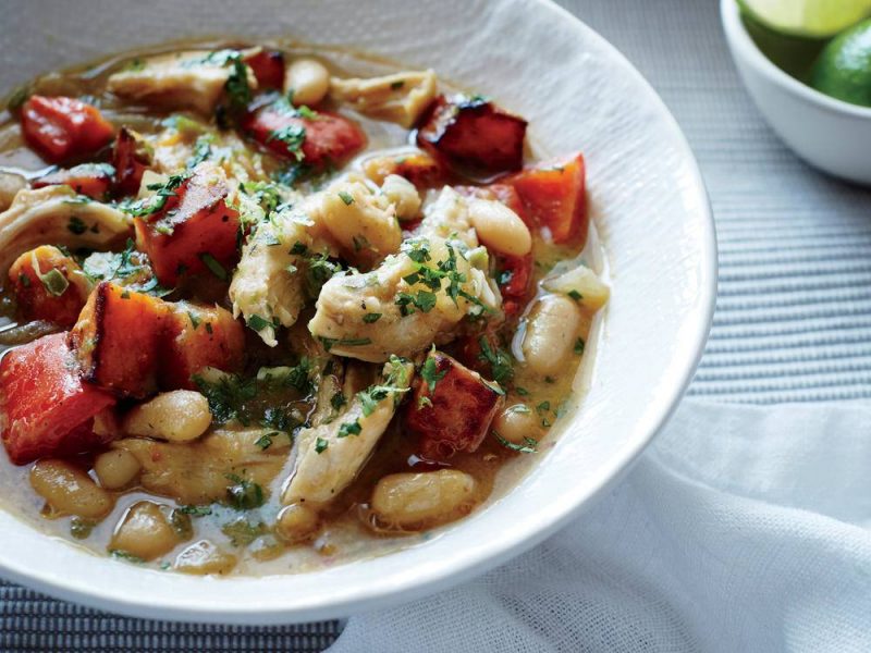 Shredded White Chicken Chili