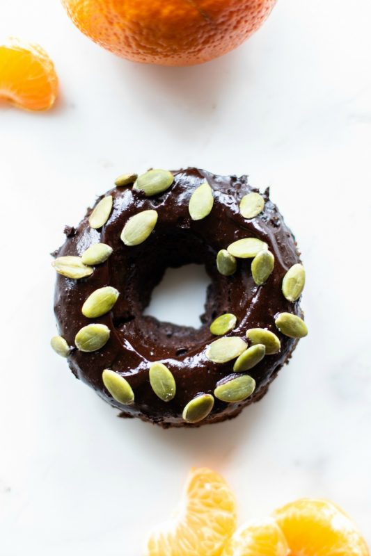 Vegan Double Chocolate Donut Meal Prep