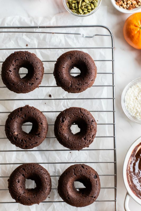 Vegan Double Chocolate Donut Meal Prep