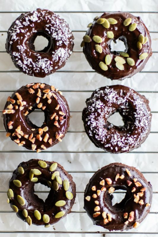 Vegan Double Chocolate Donut Meal Prep