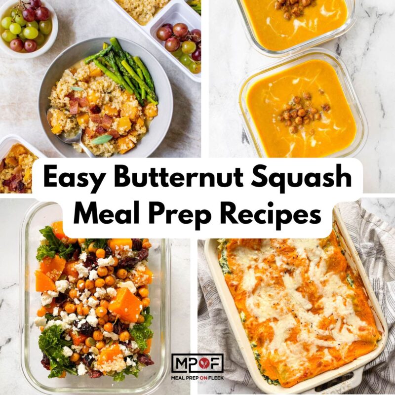 easy butternut squash meal prep recipes
