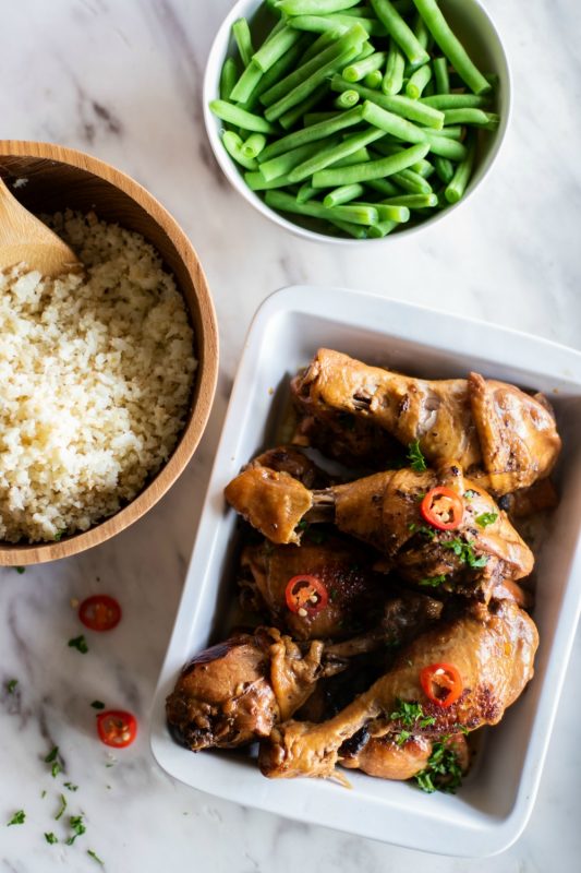 Chicken Adobo Meal Prep