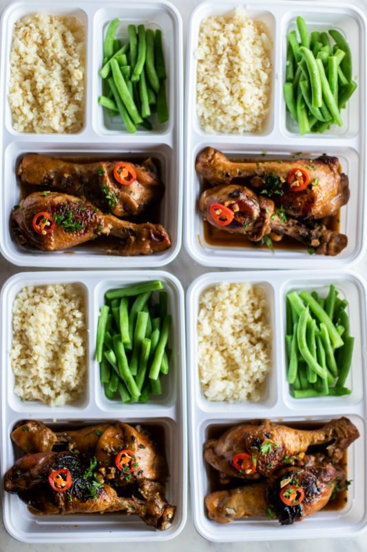 Chicken Adobo Meal Prep