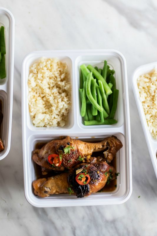 Chicken Adobo Meal Prep