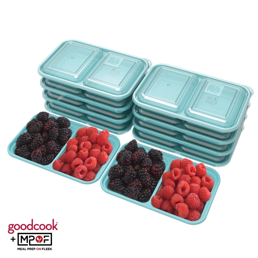 Snack Size Meal Prep Containers Blue