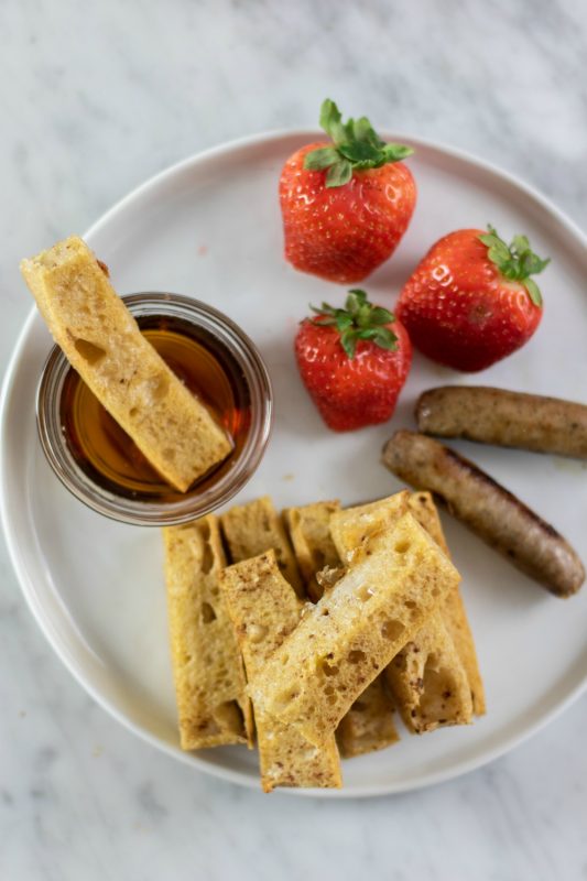 French Toast Sticks & Breakfast Sausage Meal Prep Recipe 