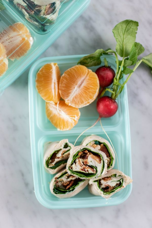 Turkey Bacon Ranch Pinwheel Snack Boxes Recipe