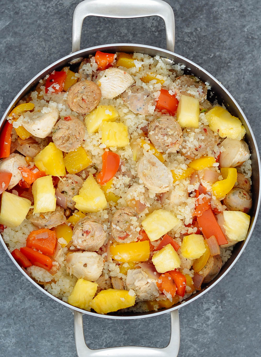 Sweet 'N Spicy Jalapeno Sausage Fried Rice Recipe