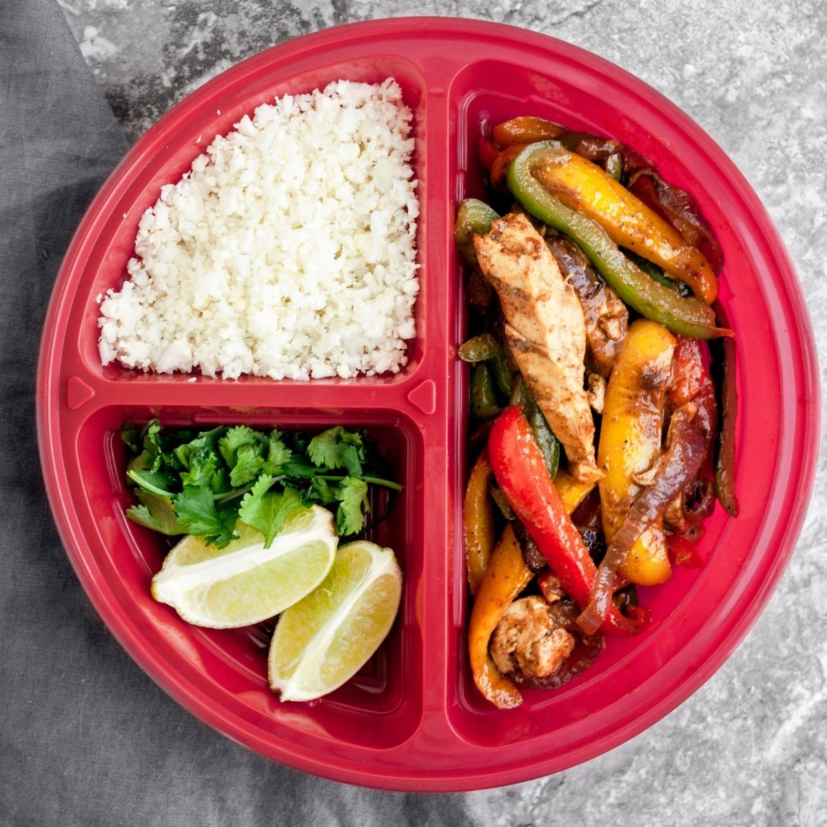 Chicken Fajita Veggie Meal Prep