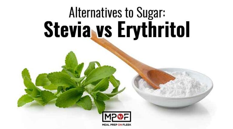 Stevia vs Erythritol Alternatives to Sugar