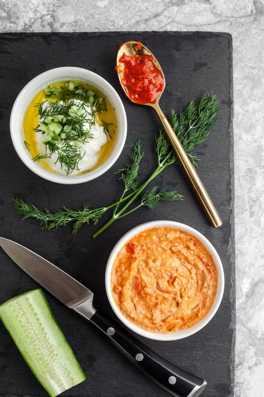 Middle Eastern Breakfast Salad Bowls