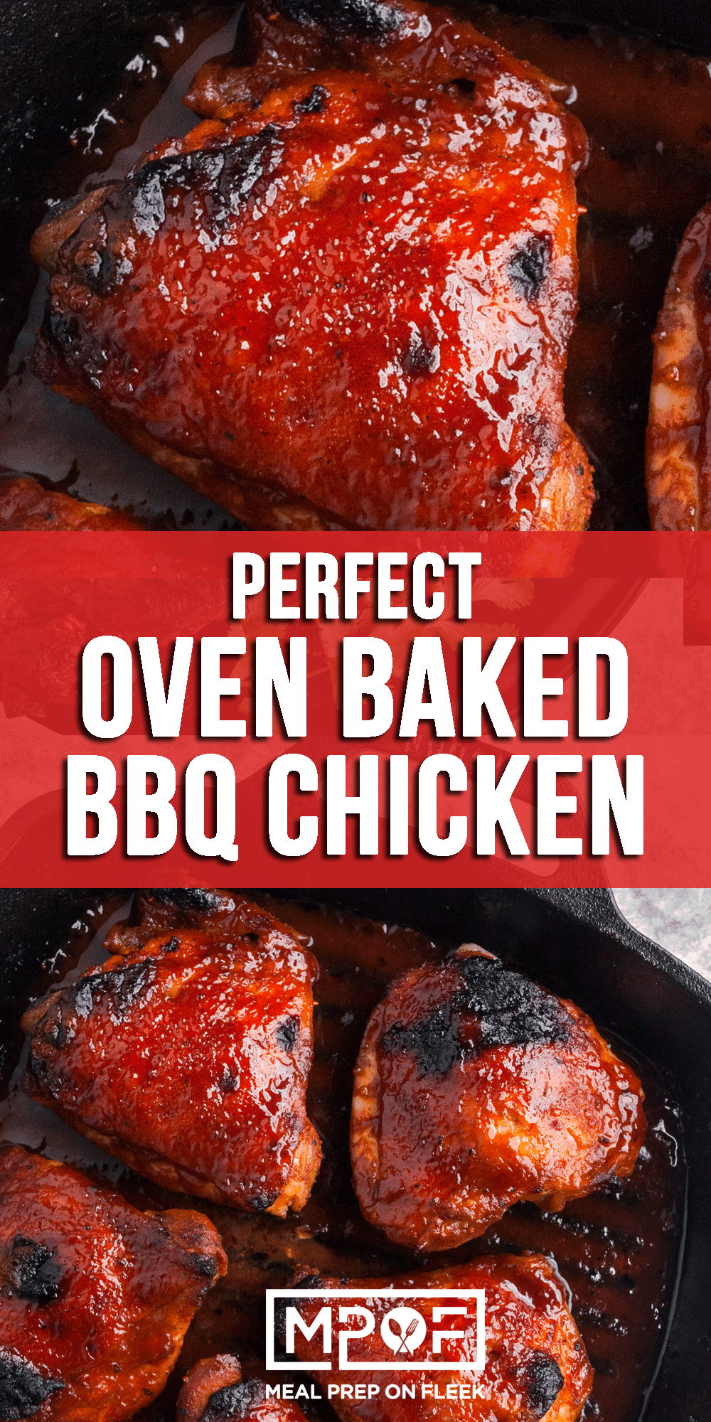 Oven Baked BBQ Chicken and Veggies Meal Prep