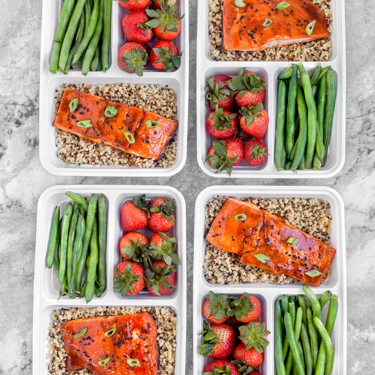 Sriracha Honey Glazed Salmon