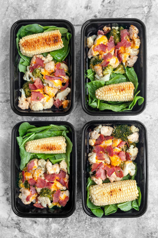 Bacon Ranch Chicken and Veggies Foil Packets