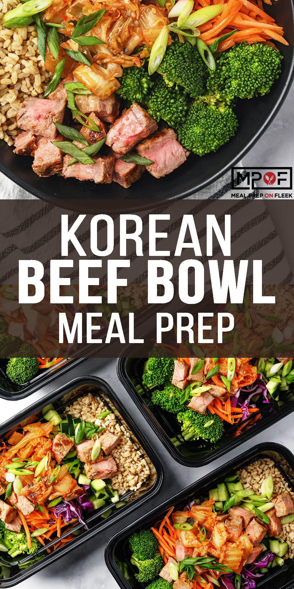 Korean Beef Meal Prep Bowls