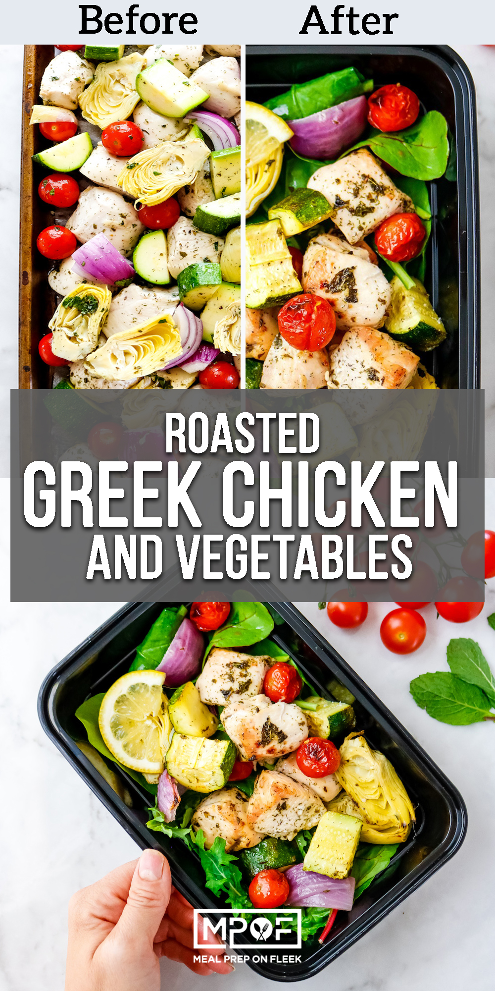 Sheet Pan Greek Chicken And Vegetables Recipe