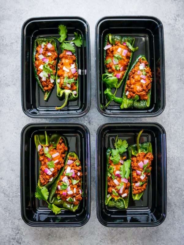 Sheet Pan Zesty Stuffed Poblano Peppers