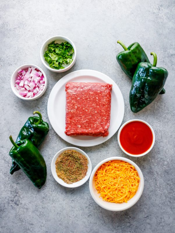 Sheet Pan Zesty Stuffed Poblano Peppers