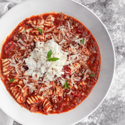 Lasagna Soup