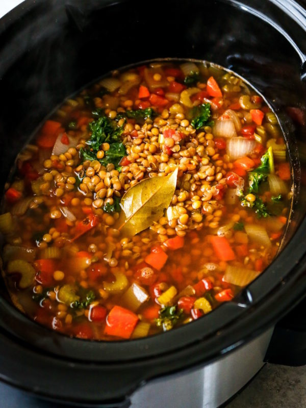 Slow Cooker Lentil Soup Recipe