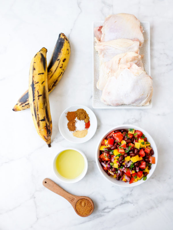 Sheet Pan Caribbean Chicken Thighs 