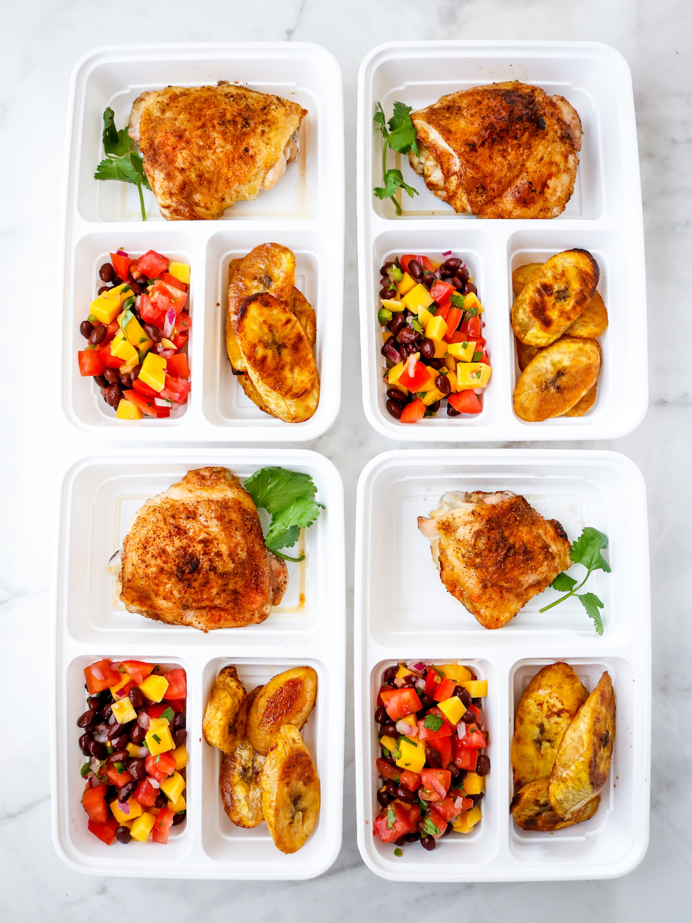 Sheet Pan Caribbean Chicken Thighs