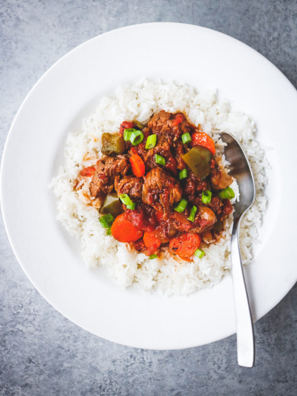 Jamaican Beef Stew Meal Prep