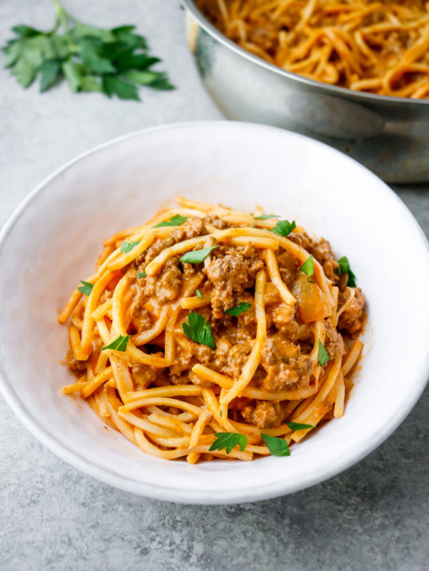 Low Carb Hamburger Helper 